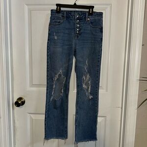 Wild Fable Distressed Blue Jeans